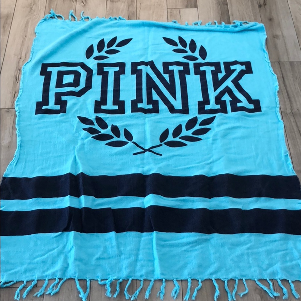 Blue beach blanket from VS PINK